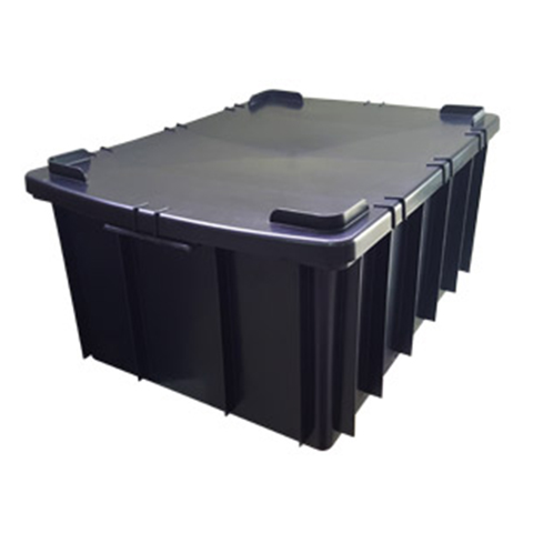 Caixa Plástica Fechada Com Tampa 26Litros Lar Plastico