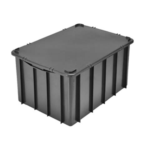 Caixa Plástica Fechada Com Tampa 61 Litros Lar Plastico