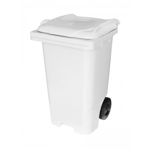 Carrinho Container de Lixo 120Lt´s - Branco