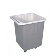 Carrinho de Limpeza Cuba Fibra de Vidro com Capacidade para 200 Litros sem Tampa