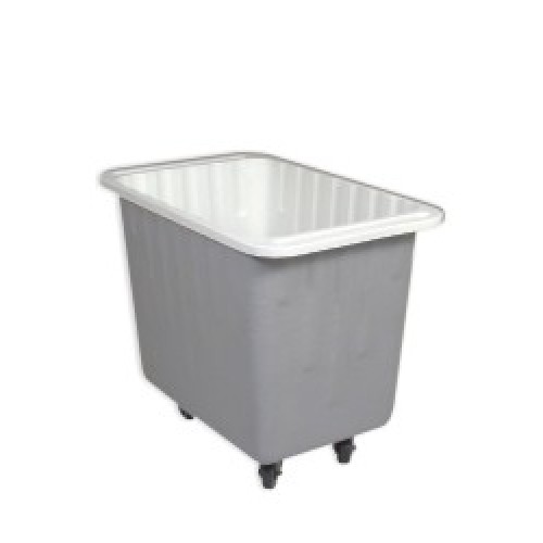 Carrinho de Limpeza Cuba Fibra de Vidro com Capacidade para 330 Litros sem Tampa