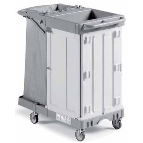 Carrinho Hoteleiro Com Fechamento Portas e Prateleiras Internas 810S