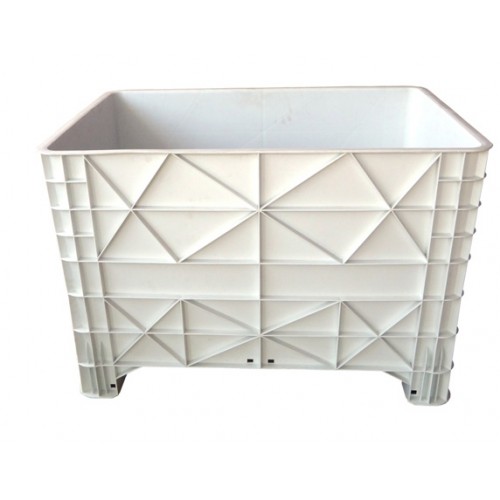 Carrinho para Lavanderia 370 Litros Branco - Apenas Caixa