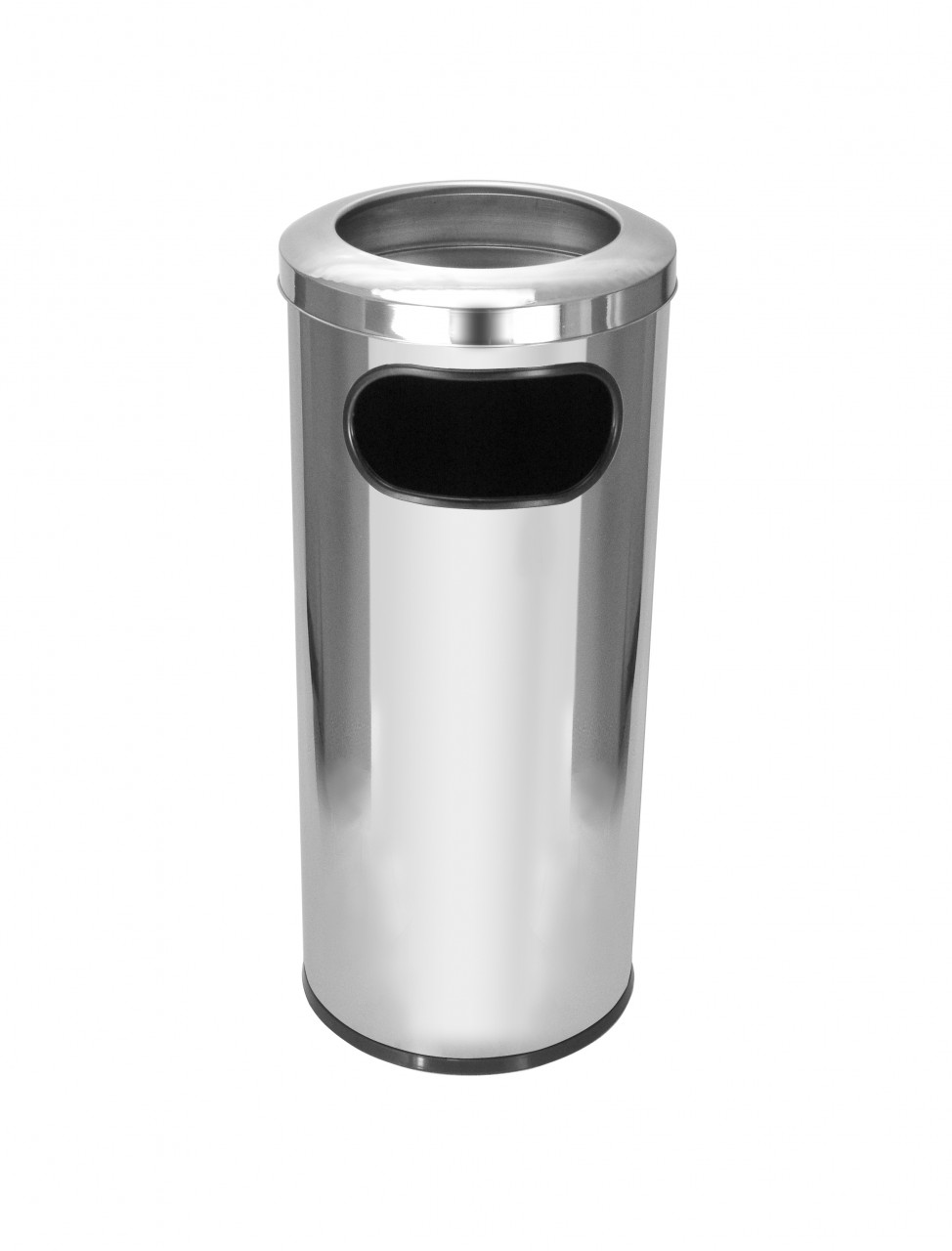 Cinzeiro Lixeira Em Aço Inox Com Aro Inox 50L JSN