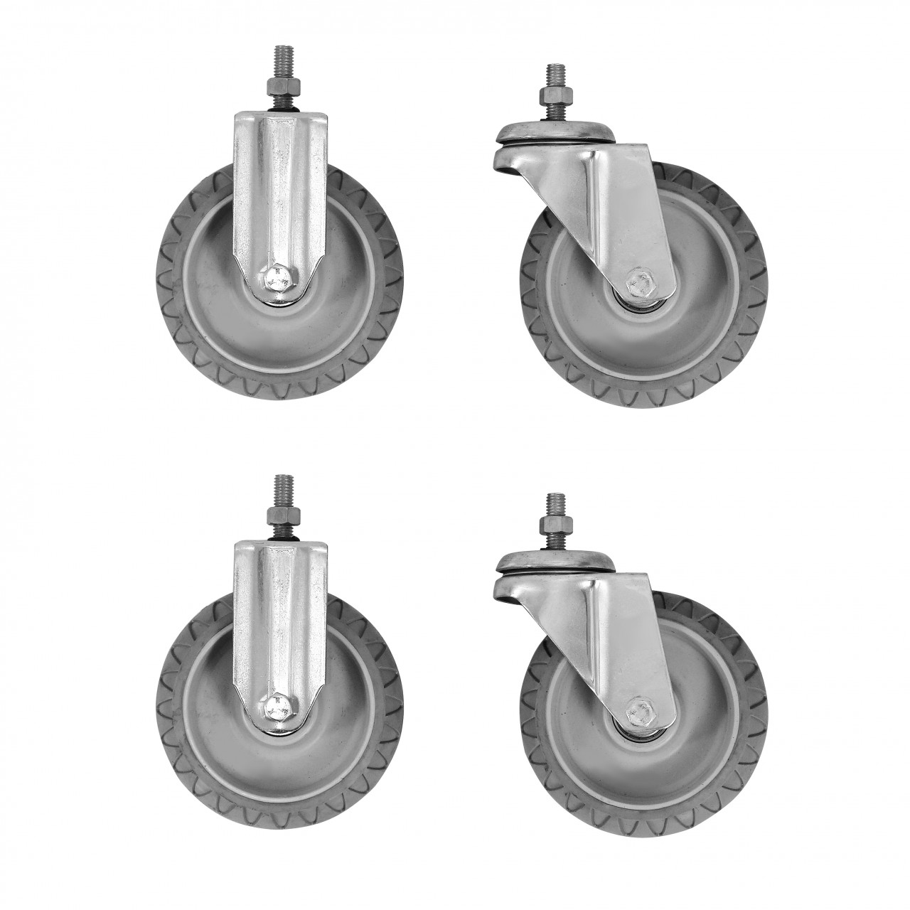 Conjunto De Rodas De Borracha Maciça Para Caixa 370L JSN