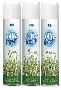 Domline - Bom Ar Puro Ar Odorizador de Ambientes 360ml/240g - Alecrim - Pack com 3