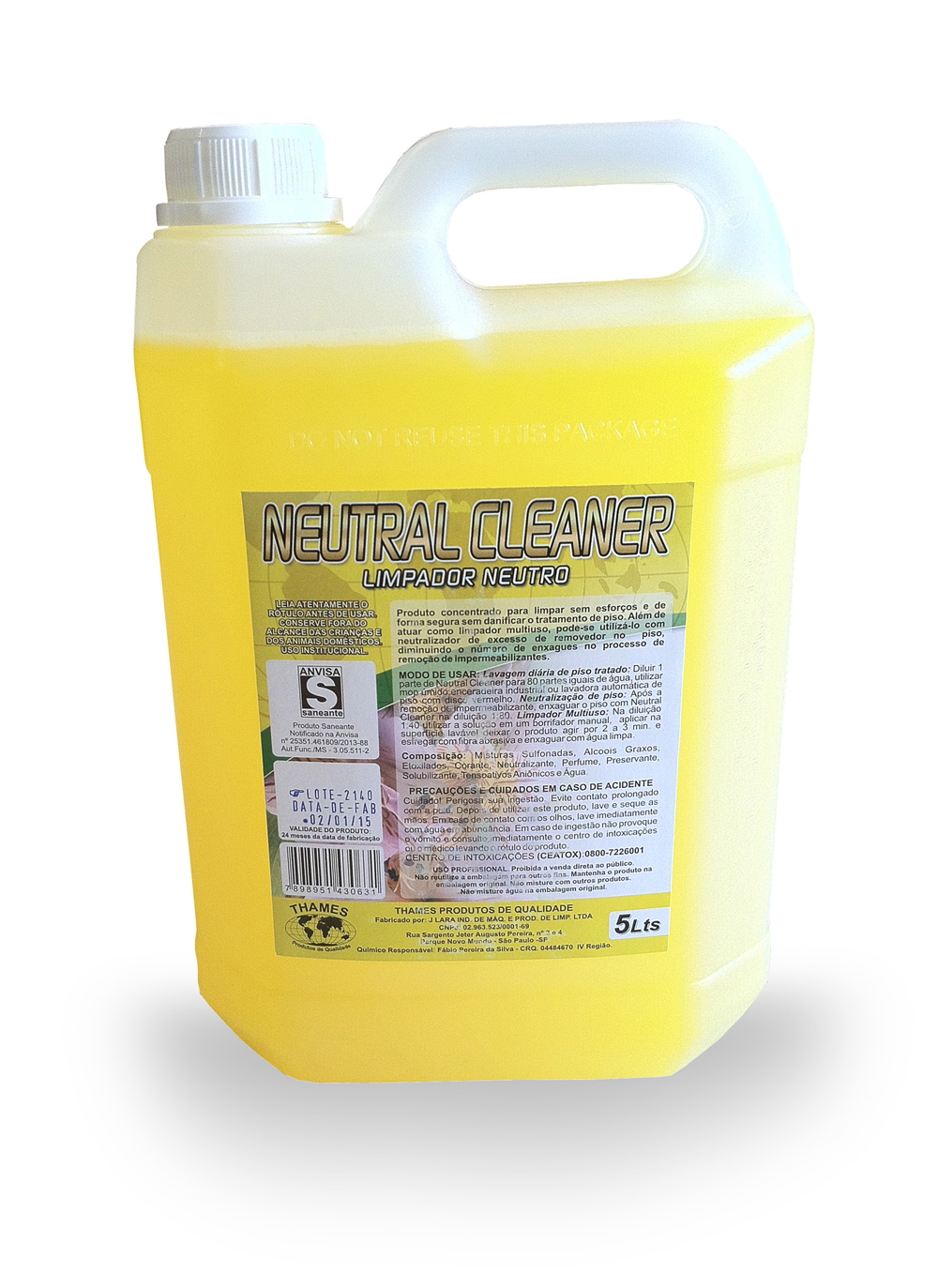 Limpador de Piso Neutral Cleaner