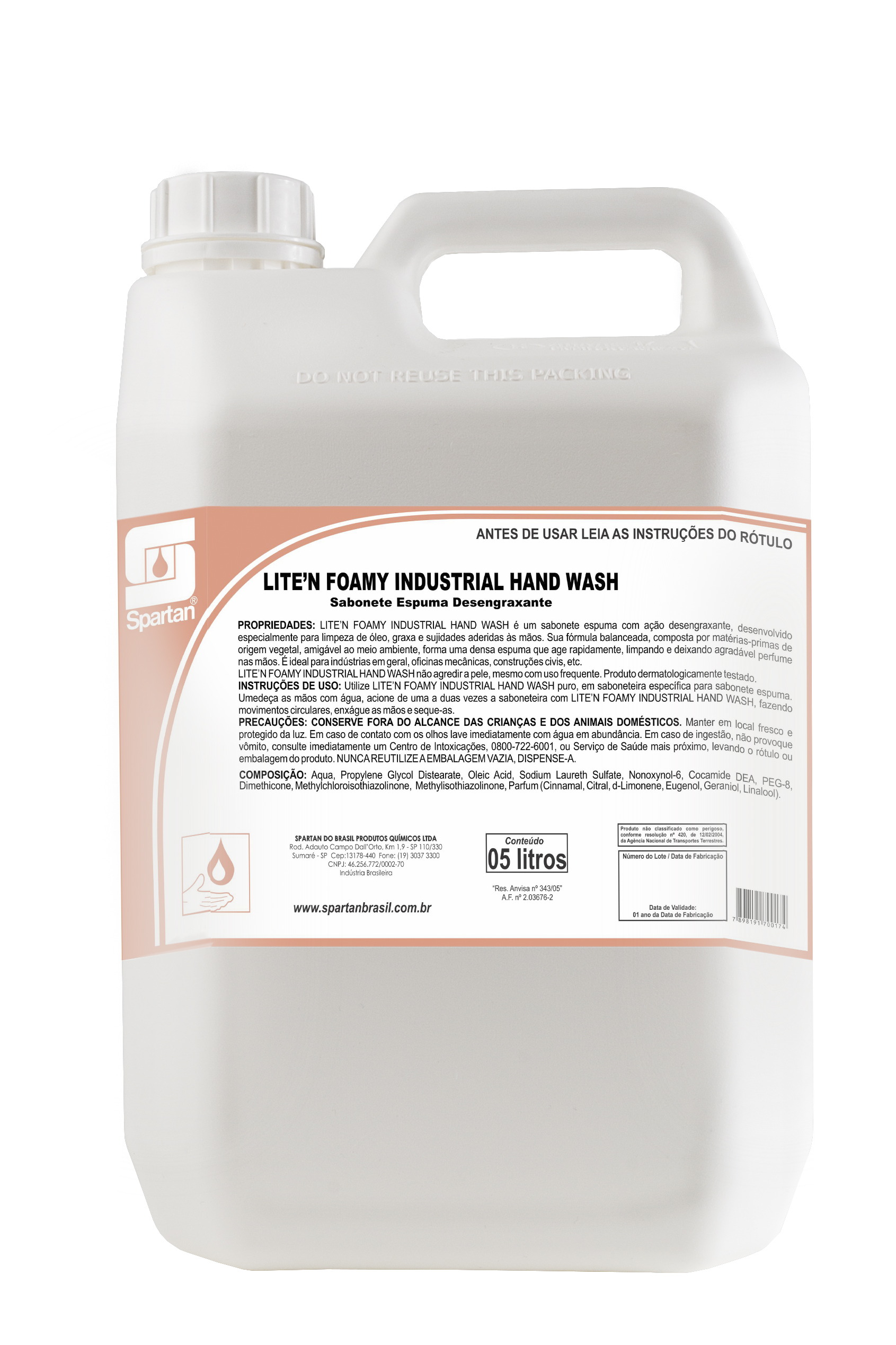 Lite Foamy Industrial Hand Wash Spartan