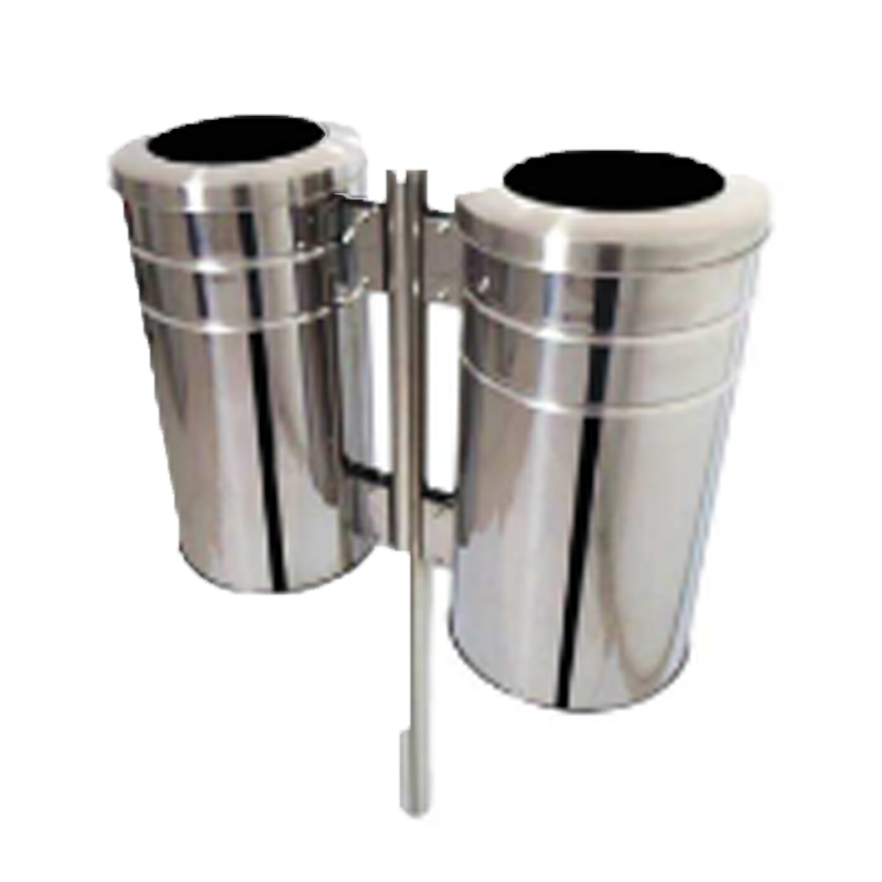 Lixeira Dupla Urbana 30 X 70 com aro 50 litros