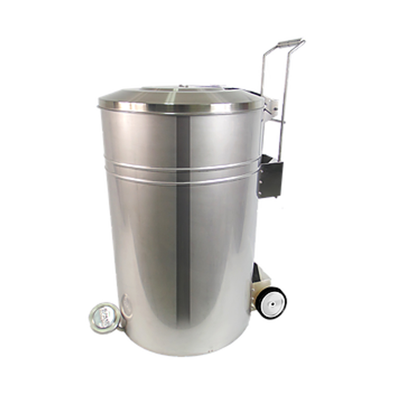 Lixeira Industrial Com Rodizio 120 Litros