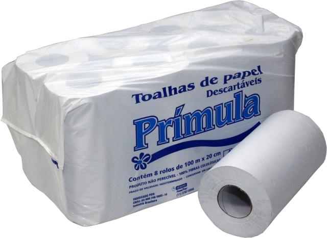 Papel Toalha Bobina Auto Corte 6x20x100m - Luxo