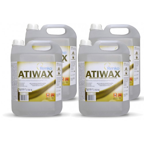 Renko - Removedor de Ceras e Resinas Acrílicas para Tratamento de Pisos 5Lt´s 4X5Lt´s