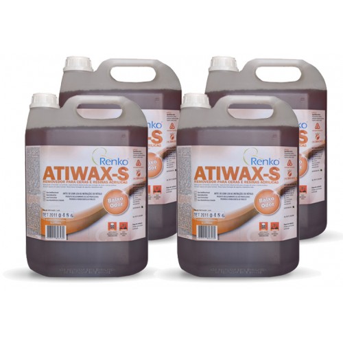 Renko - Removedor de Ceras e Resinas Acrílicas para Tratamento de Pisos 5Lt´s - Sem Cheiro - 4x5Lt´s