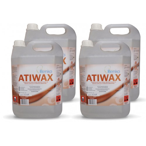 Renko - Removedor de Ceras Semipolimentável para Tratamento de Pisos 5Lt´s - 4X5Lt´s