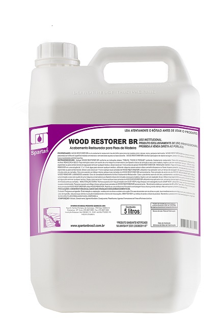 Spartan - Wood Restorer BR Cera Tratamento Piso de Madeira - 5Lt