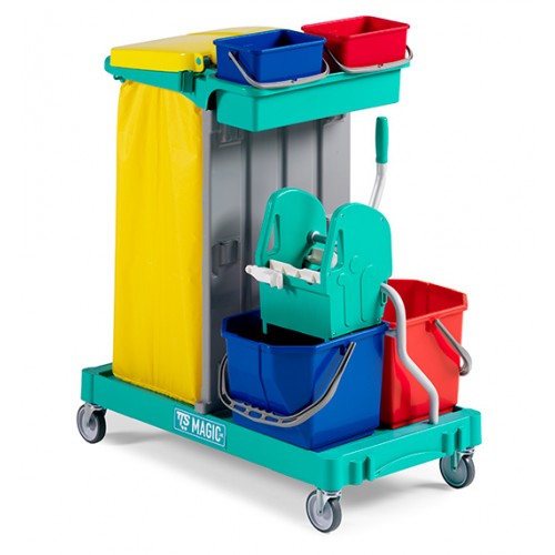 TTS - Carrinho de Limpeza Compacto com Balde Espremedor 120B