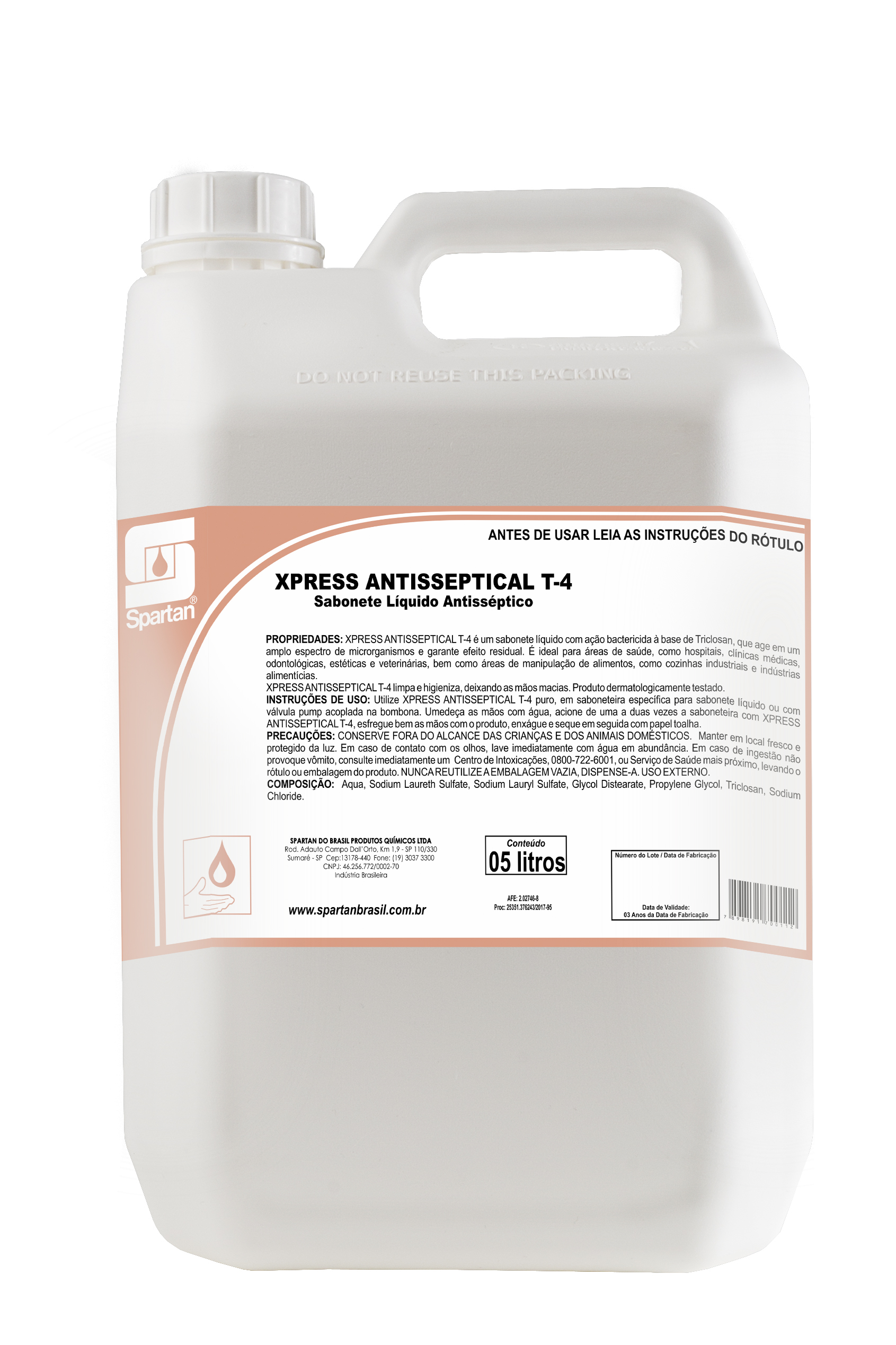 Xpress Antisseptical T-4 Spartan