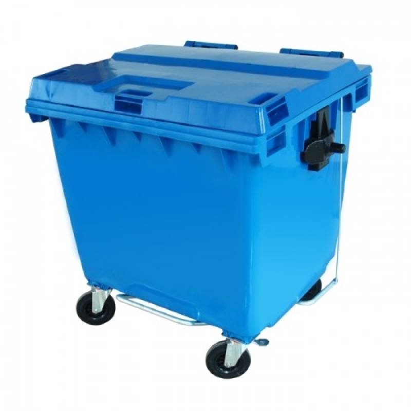 Coletor de Lixo com Rodas São Luís - Coletores de Lixo em Aço Inox