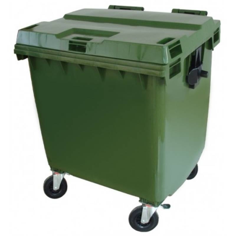 Coletores de Lixo 660lts Campo Grande - Coletores de Lixo com Tampa Basculante