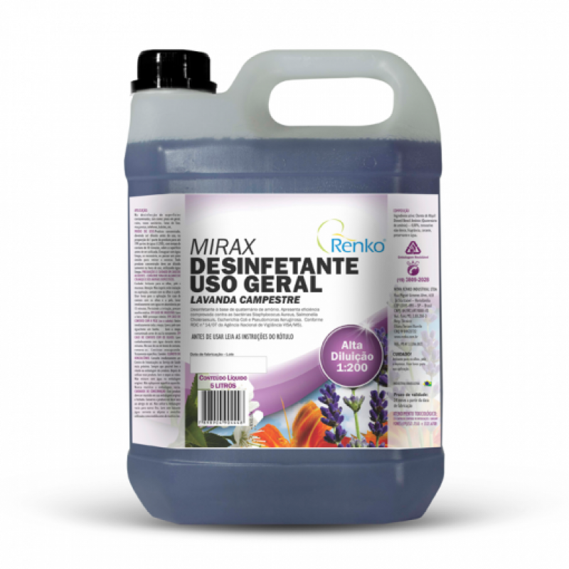Comprar Desinfetante Hospitalar Concentrado Aracaju - Detergentes Limpeza Profissional
