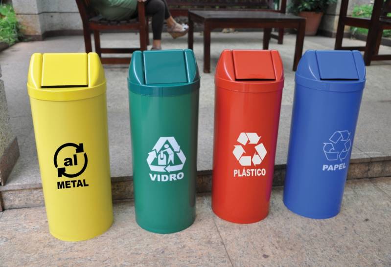 Lixeira para Coleta Seletiva Residencial Belo Horizonte - Lixeira para Coleta Seletiva de Lixo