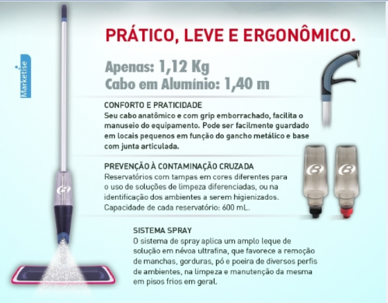 Mop com Spray Preço Belo Horizonte - Bac Mop com Reservatório de água