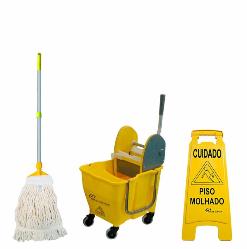 Mops de Limpeza Curitiba - Mop com Balde