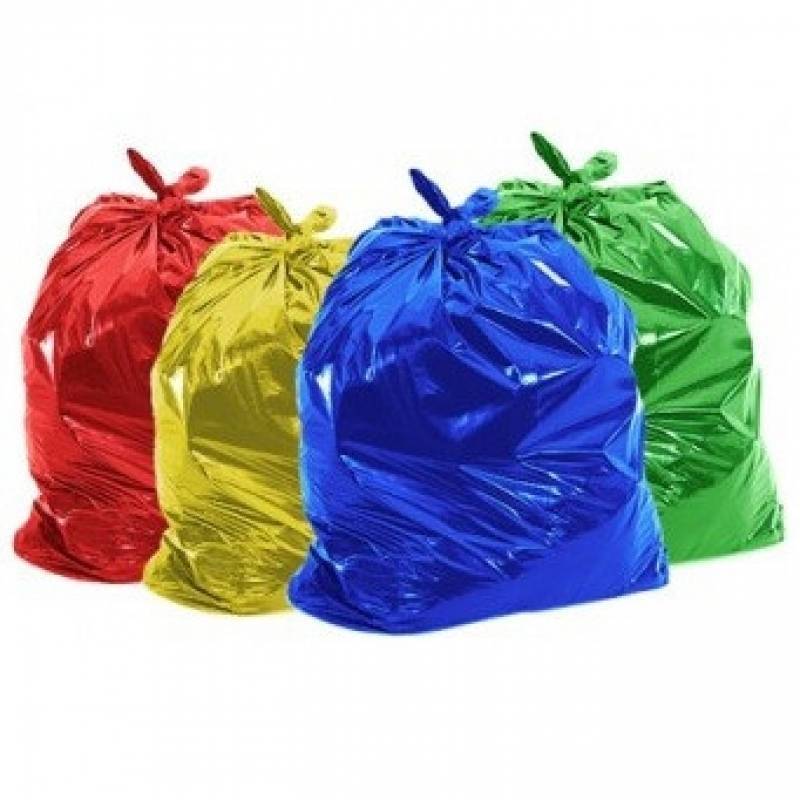 Saco de Lixo Azul Preço Boa Vista - Saco de Lixo Colorido