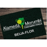 tapetes e capachos personalizados valor Manaus
