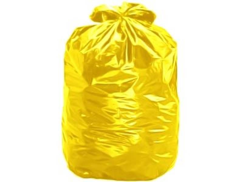 Venda de Saco de Lixo Amarelo Porto Alegre - Saco de Lixo 60lts