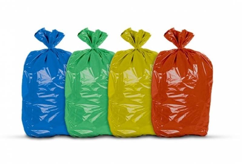 Venda de Saco de Lixo Vermelho Florianópolis - Saco de Lixo Colorido